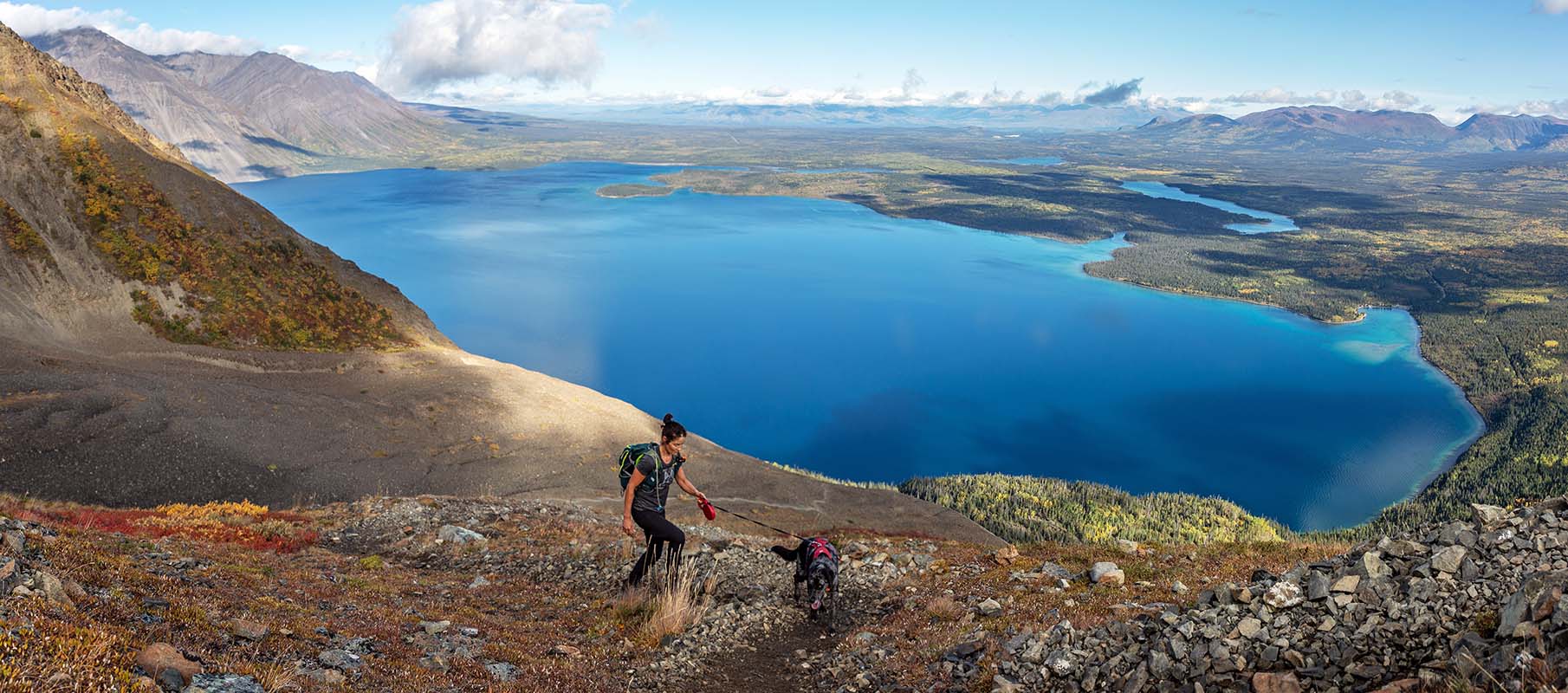 Canada's Yukon Territory (autumn colors hiking in Kluane National Park)